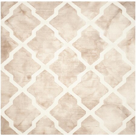 Safavieh 5 x 5 ft. Dip Dye Hand Tufted Square Area Rug, Beige and Ivory DDY540G-5SQ